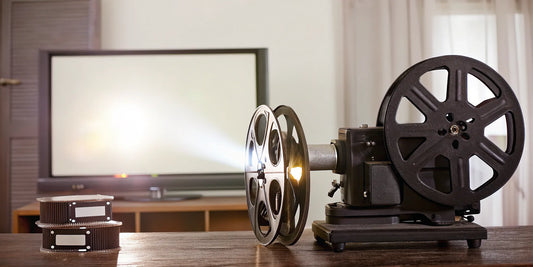 Film reels and projector. Digital media backup strategies.