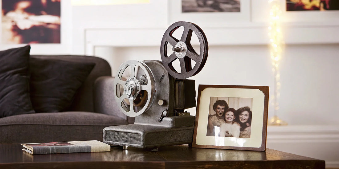 Digitizing old home movies.