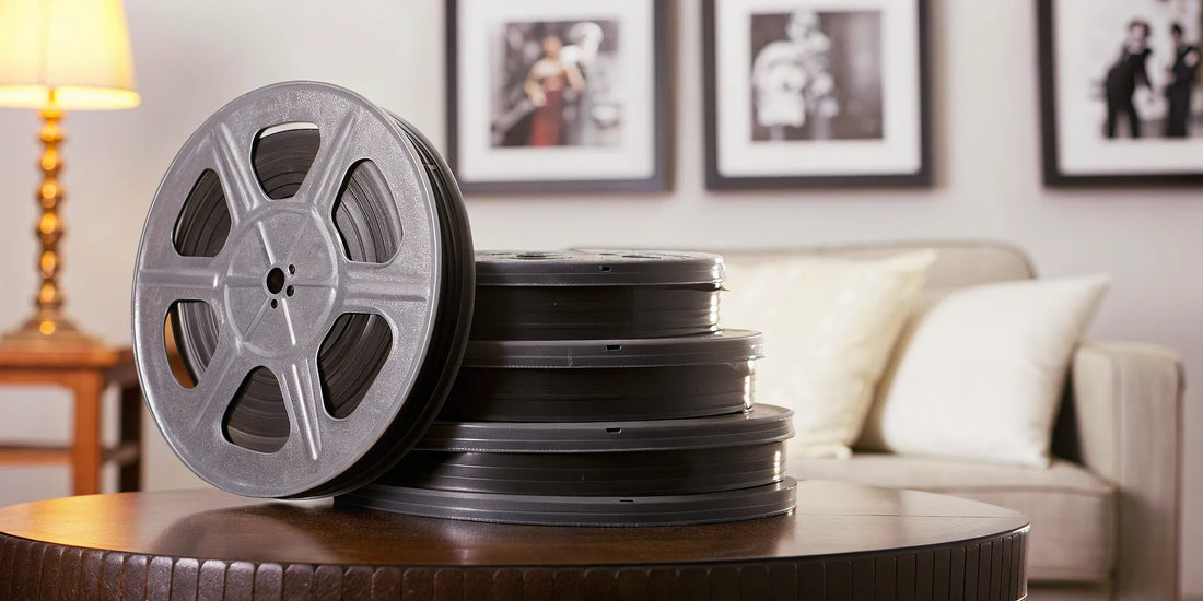 Digitizing film reels.