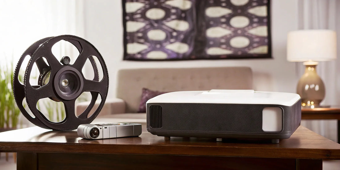 8mm film reel on movie converter.