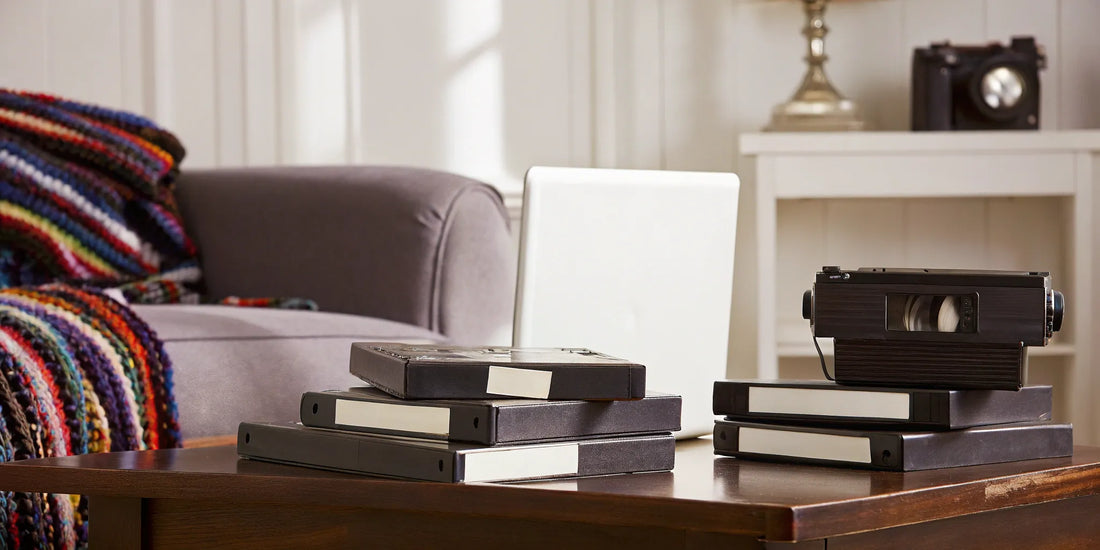 Digitizing old home movies.