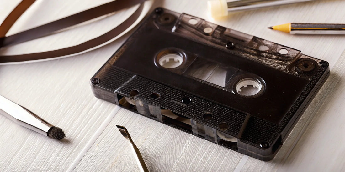 Cassette tape repair tools.