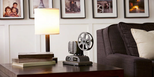 Convert 8mm film to digital with a film projector.