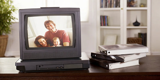 VCR to digital conversion setup.