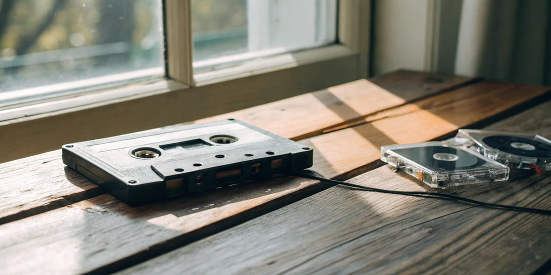 Transferring cassette tape to digital format.