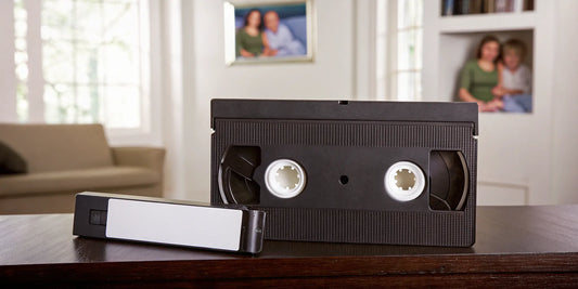 VHS to USB converter setup.
